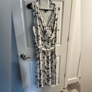 Lauren double lined faux wrap dress, size 16